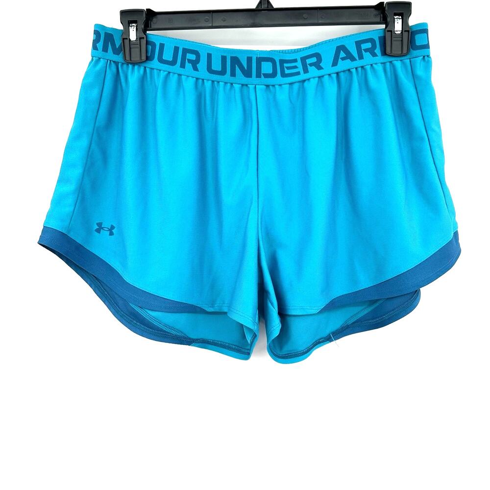 Under Armour Size XL Shorts Blue‎ Loose Running Exercise Activewear Athletic Gym